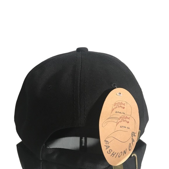 NWT Unisex Black Baseball Caps “‎ Not Today” - Picture 2 of 4